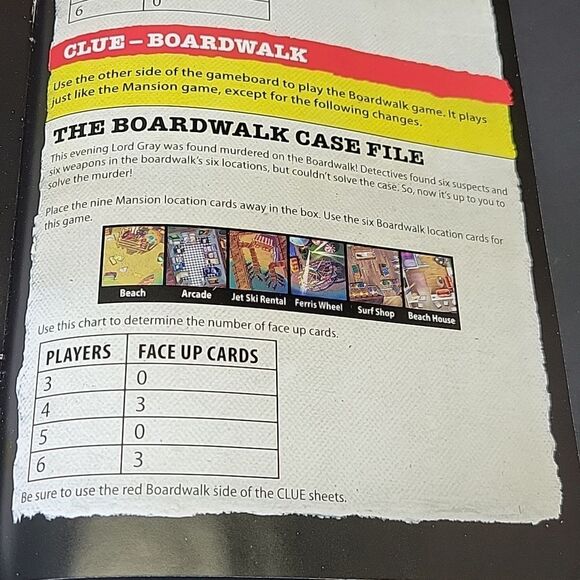 Hasbro CLUE: Classic Mystery Game, Mansion Murder w/2nd Crime Scene-NEW - Picture 10 of 11